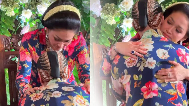 
					Kolase: Maia Estianty Hadiri Siraman Al Ghazali Menjelang Hari Bahagia. (Tangkapan Layar Video IG)