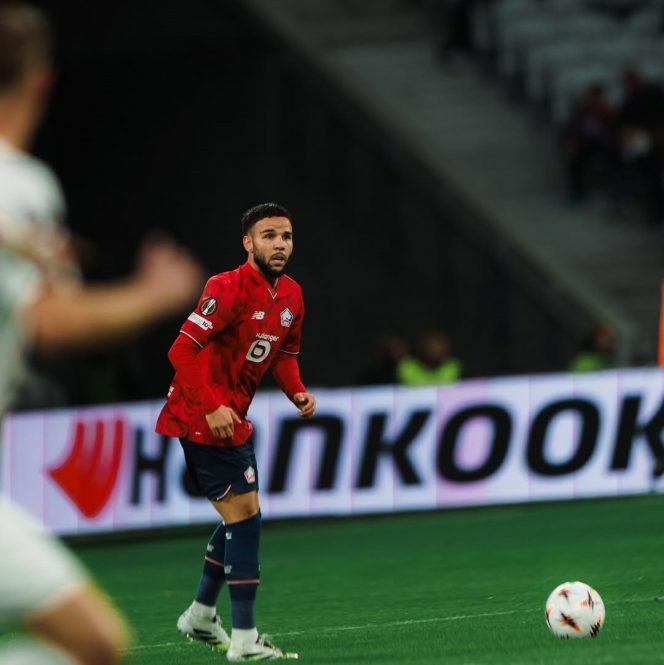 
					Verdonk tampil disiplin di lini belakang, jadi salah satu kunci kemenangan Lille atas Brann di laga pembuka Liga Europa. (Foto: losclive) 