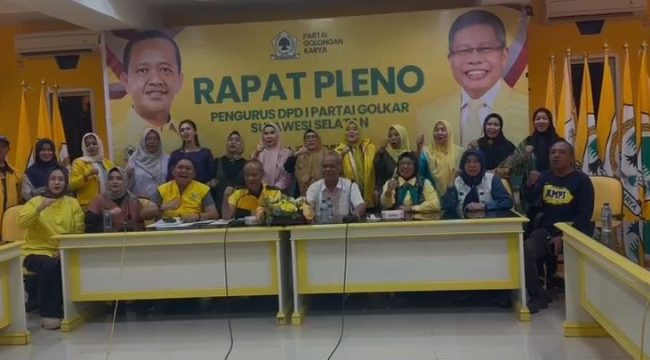 Panitia HUT ke-61 Partai Golkar Sulsel menggelar rapat pemantapan dan evaluasi persiapan kegiatan anjangsana sosial di Sekretariat DPD I Golkar Sulsel, Makassar.