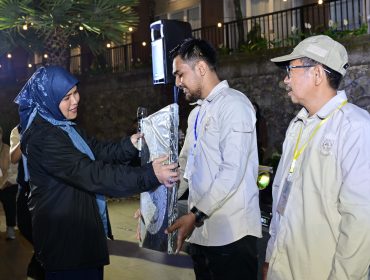 Wakil Wali Kota Makassar, Aliyah Mustika Ilham saat membuka Retret Lurah se Kota Makassar di Malino. (Foto: Reza Arifuddin) 