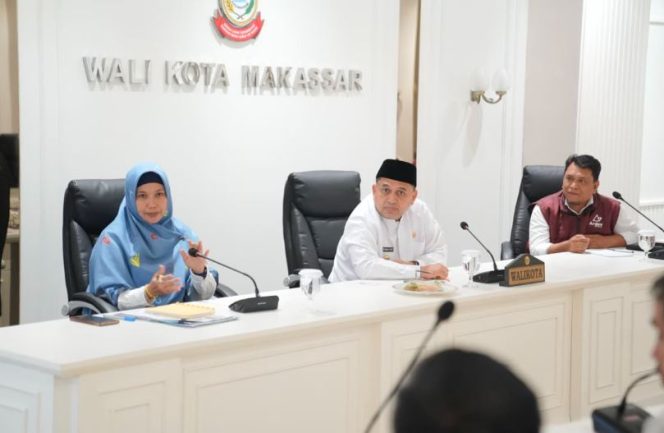 
					Wali Kota Makassar, Munafri Arifuddin, memimpin rapat koordinasi pengembangan Urban Farming di Balai Kota Makassar, Rabu (22/10/2025). (Foto: Ist)